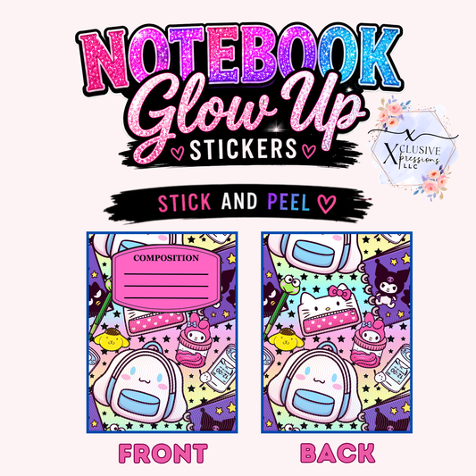 HK Squish, Notebook Glow Up™ Stickers