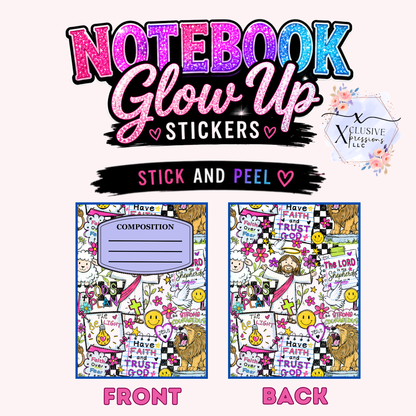 Kids Faith, Notebook Glow Up™ Stickers