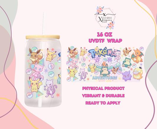 #1205 Poke Pastel, UVDTF P2O