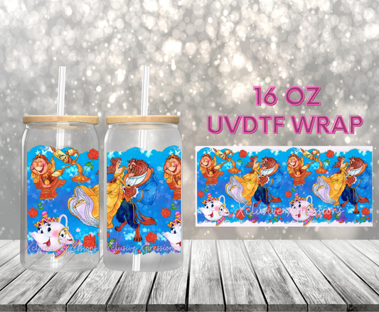 #126 Princess Belle, 16 oz UVDTF