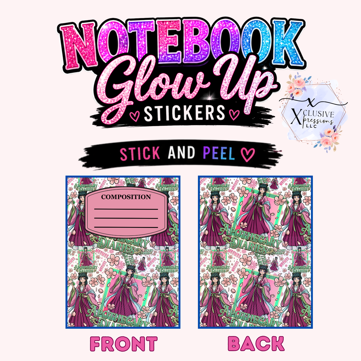 Apothecarthy Diaries, Notebook Glow Up™ Stickers