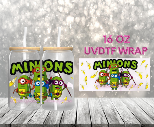 #424 Minions, 16 oz UVDTF