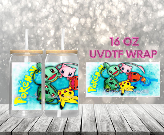 #488C Poke Crew UVDTF Wrap