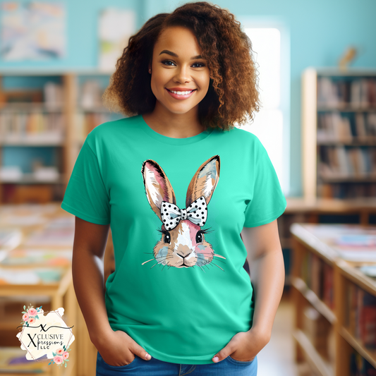 Watercolor Easter Bunny , DTF & Sublimation Print POD