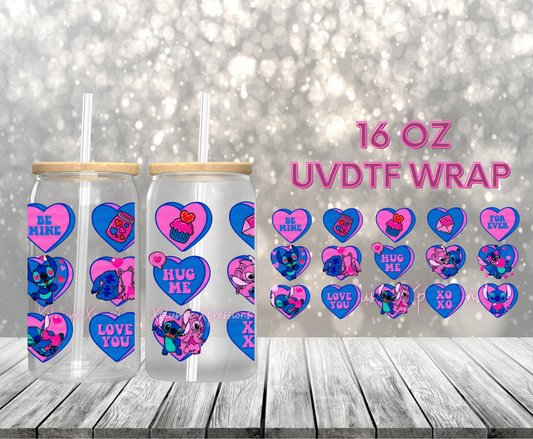 #16 Stich Love, 16 oz Single-sided UVDTF