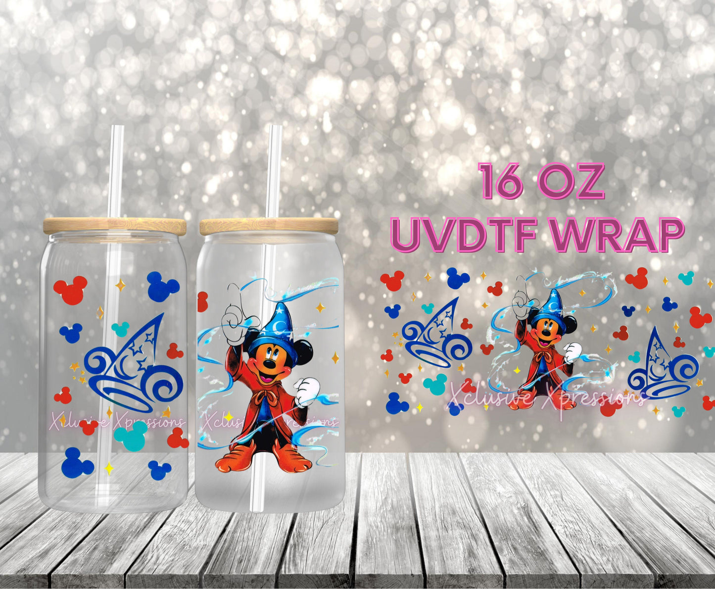 #469 Mouse Wizard, 16 oz UVDTF