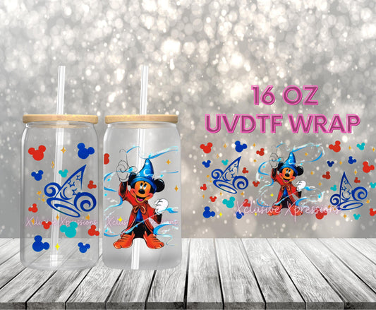 #469 Mouse Wizard, 16 oz UVDTF