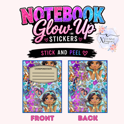 Jaz Princess, Notebook Glow Up Stickers™