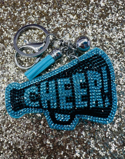 Cheer Rhinestone Keychains