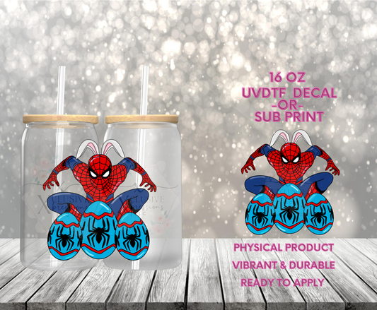 #981 Spider Easter, 16 oz POD Decal