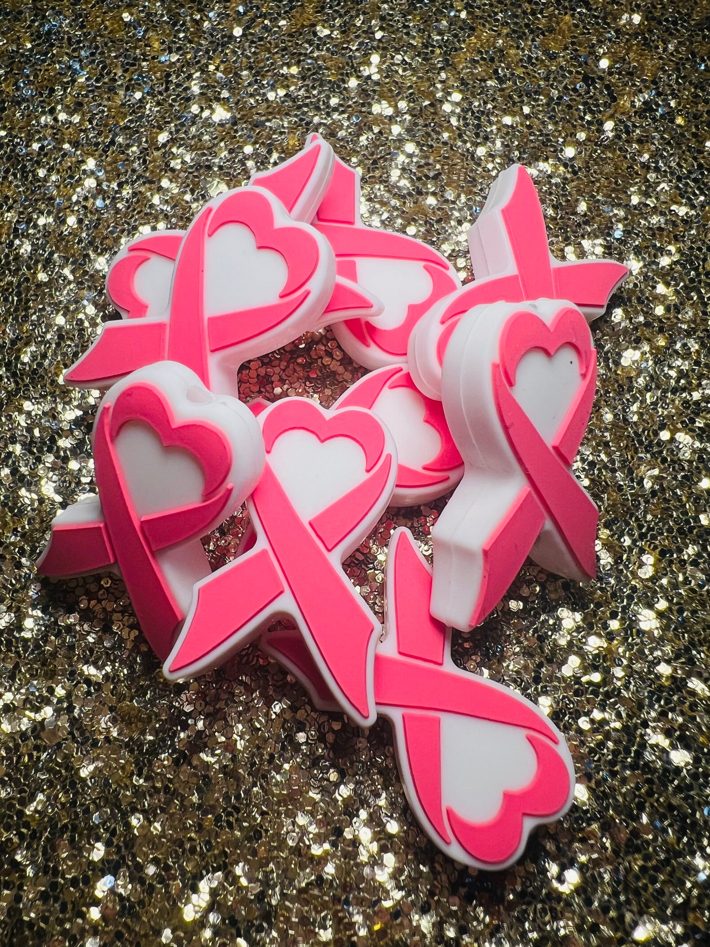 Cancer Heart Ribbon Focal