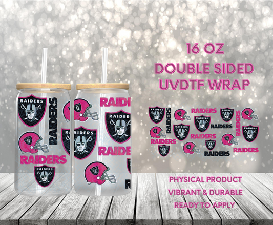 #1034 Raiders, 16 oz Double-sided UVDTF