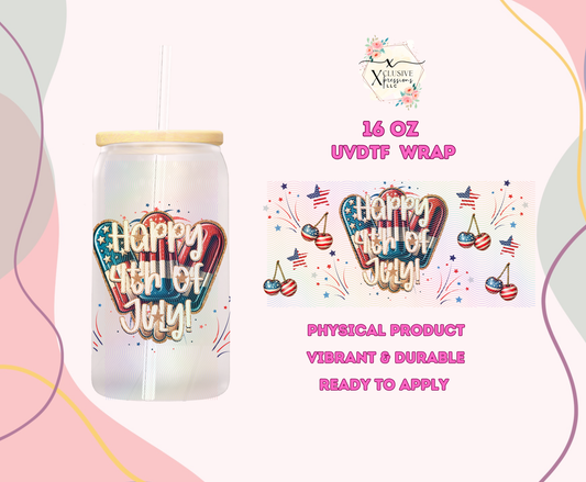 #1069 USA Popsicles, 16 oz UVDTF or Sub