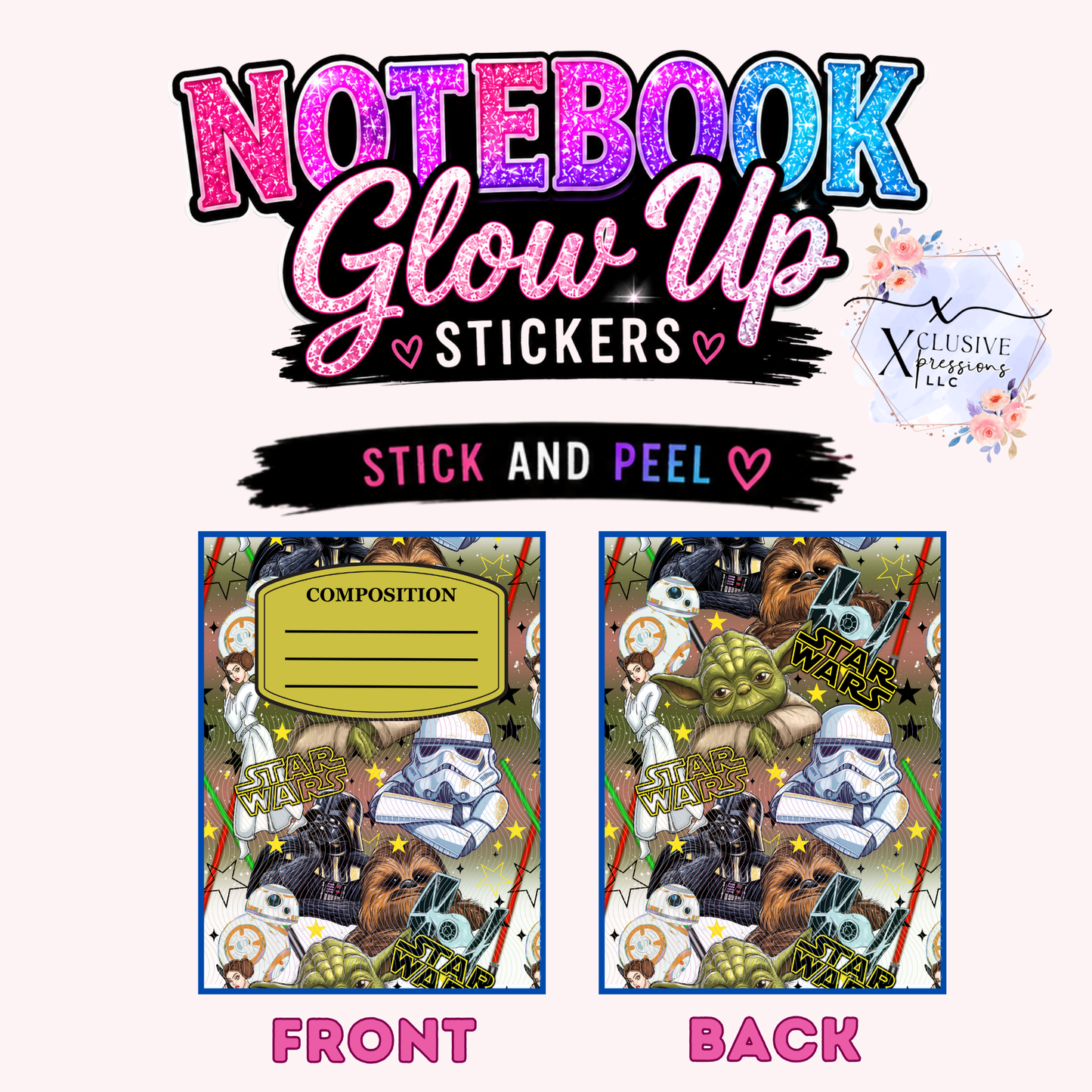 Star Wars, Notebook Glow Up™ Stickers
