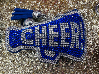 Cheer Rhinestone Keychains