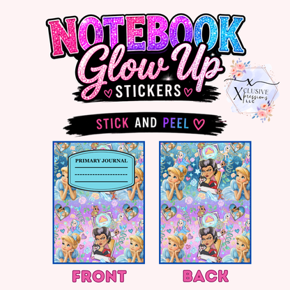 Cindy Princess, Notebook Glow Up Stickers™
