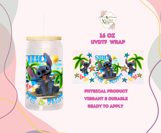 #1094 Blue Stich Summer, 16 oz P2O POD
