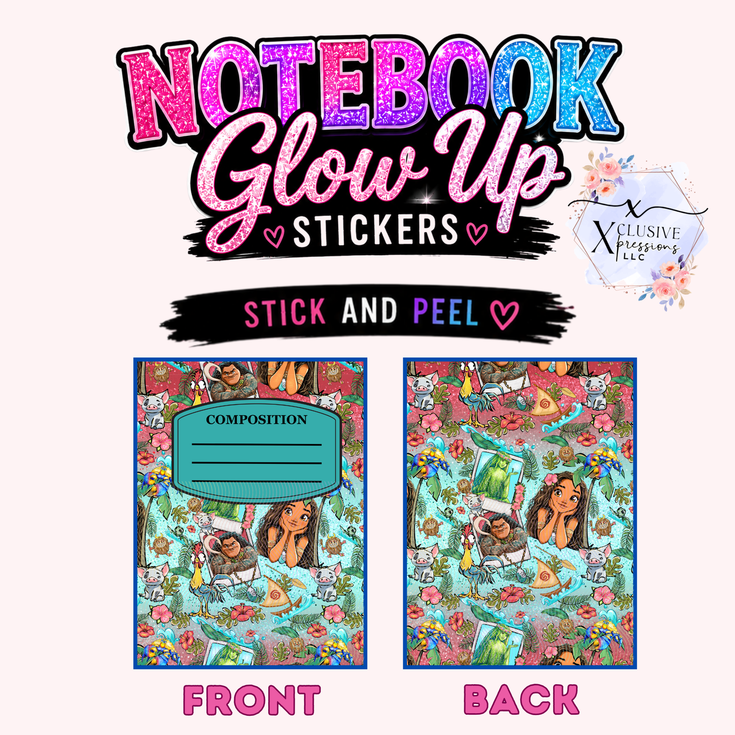Mo Princess, Notebook Glow Up Stickers™