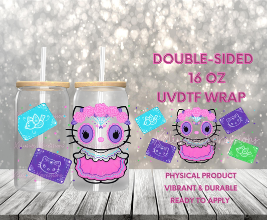 #673 HK FridA, 16 oz Double-sided UVDTF