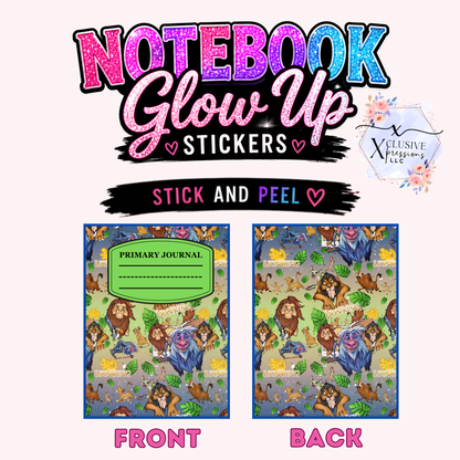 Lion King, Notebook Glow Up Stickers™