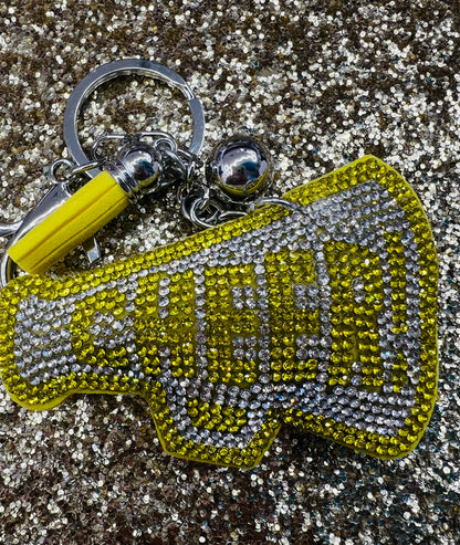 Cheer Rhinestone Keychains