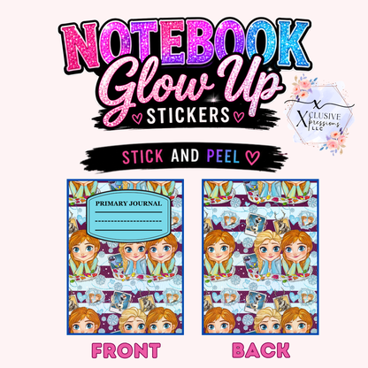 Frozen Princess, Notebook Glow Up Stickers™