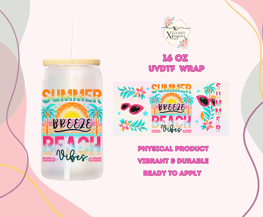 #1089 Summer Beach Vibes, 16 oz P2O POD