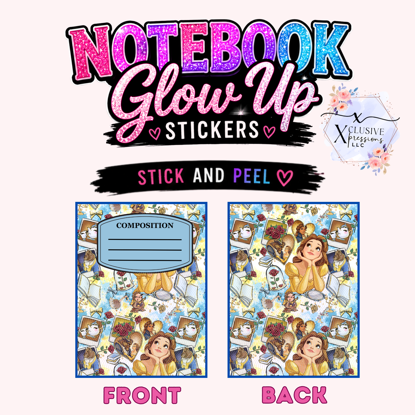Beauty Princess, Notebook Glow Up™ Stickers