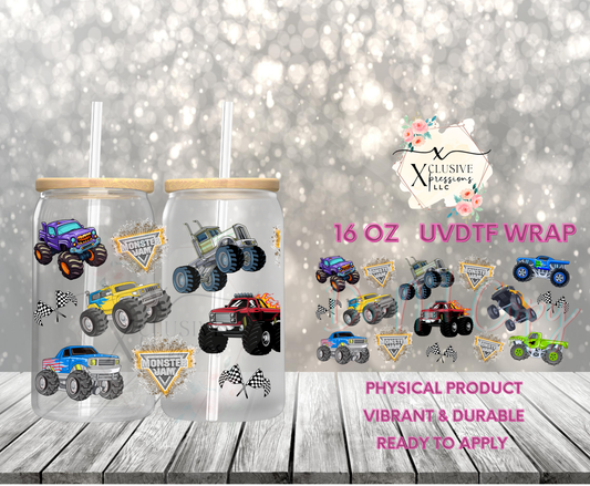#341 Truck Monster Jam, 16 oz UVDTF P2O Xclusive