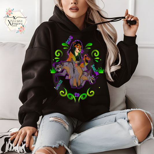 Villian Lions, DTF & Sublimation Print POD