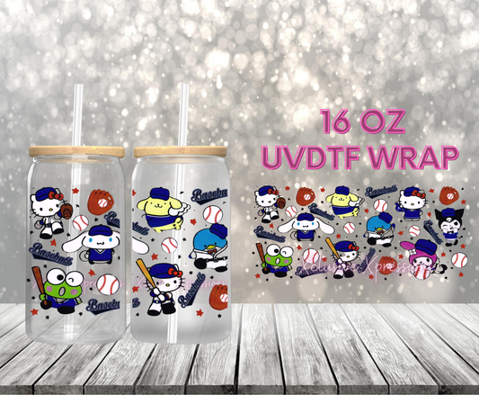 #372 HK Baseball, 16 oz UVDTF