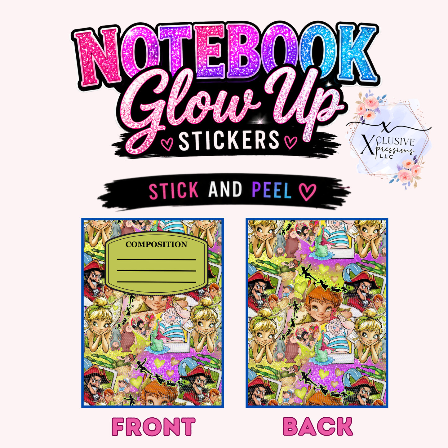 Tinker Princess, Notebook Glow Up Stickers™