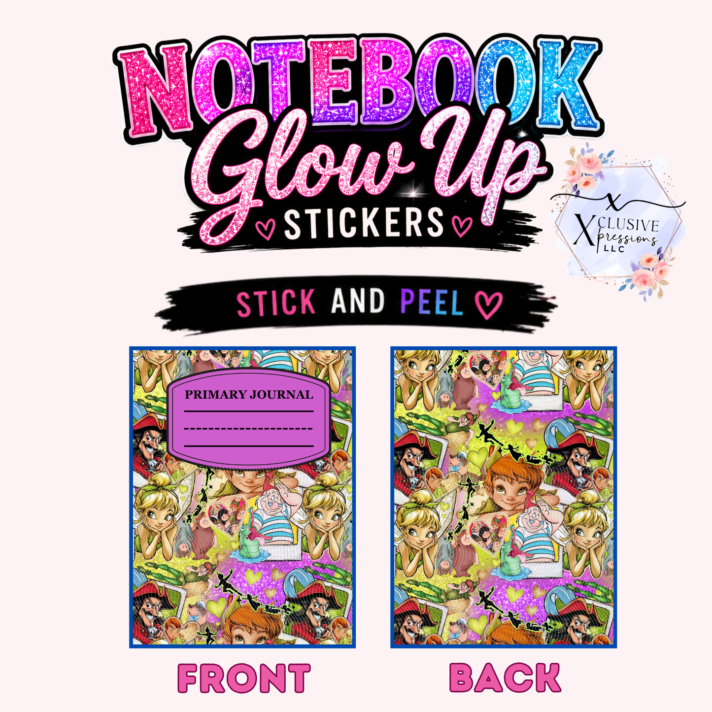 Tinker Princess, Notebook Glow Up Stickers™