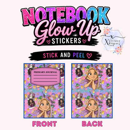 Rapun Princess, Notebook Glow Up Stickers™