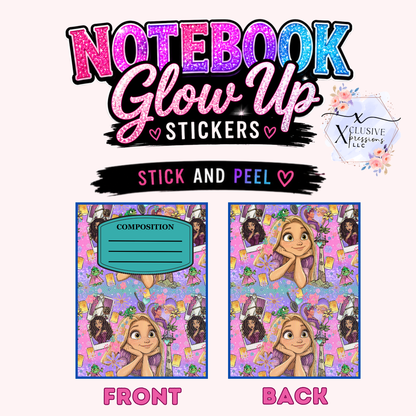 Rapun Princess, Notebook Glow Up Stickers™