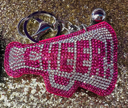 Cheer Rhinestone Keychains