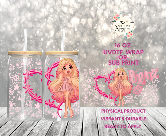 #967 Karol G Brat Pink, 16 oz P2O UVDTF