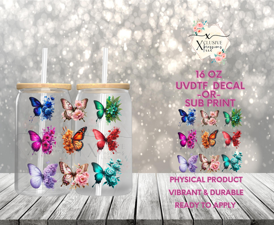 #947 Butterflies, 16 oz Decal POD