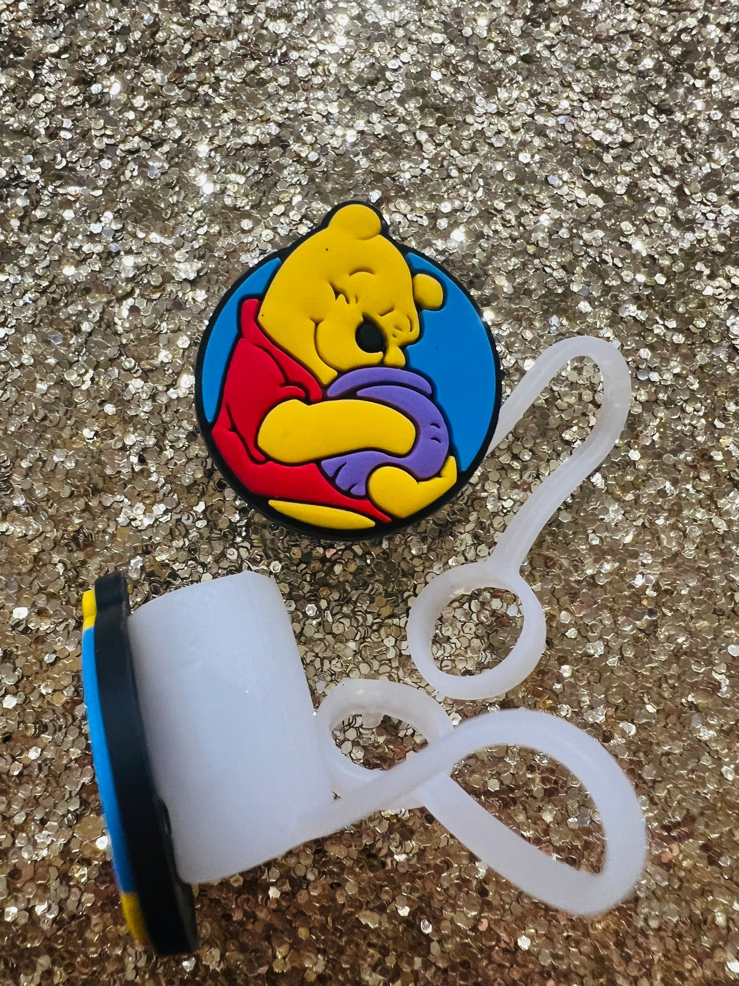 Various Pooh Bear, Straw Toppers