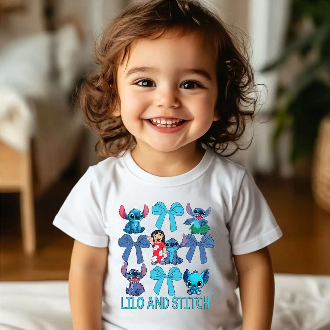 Stich Bow Kids, DTF POD