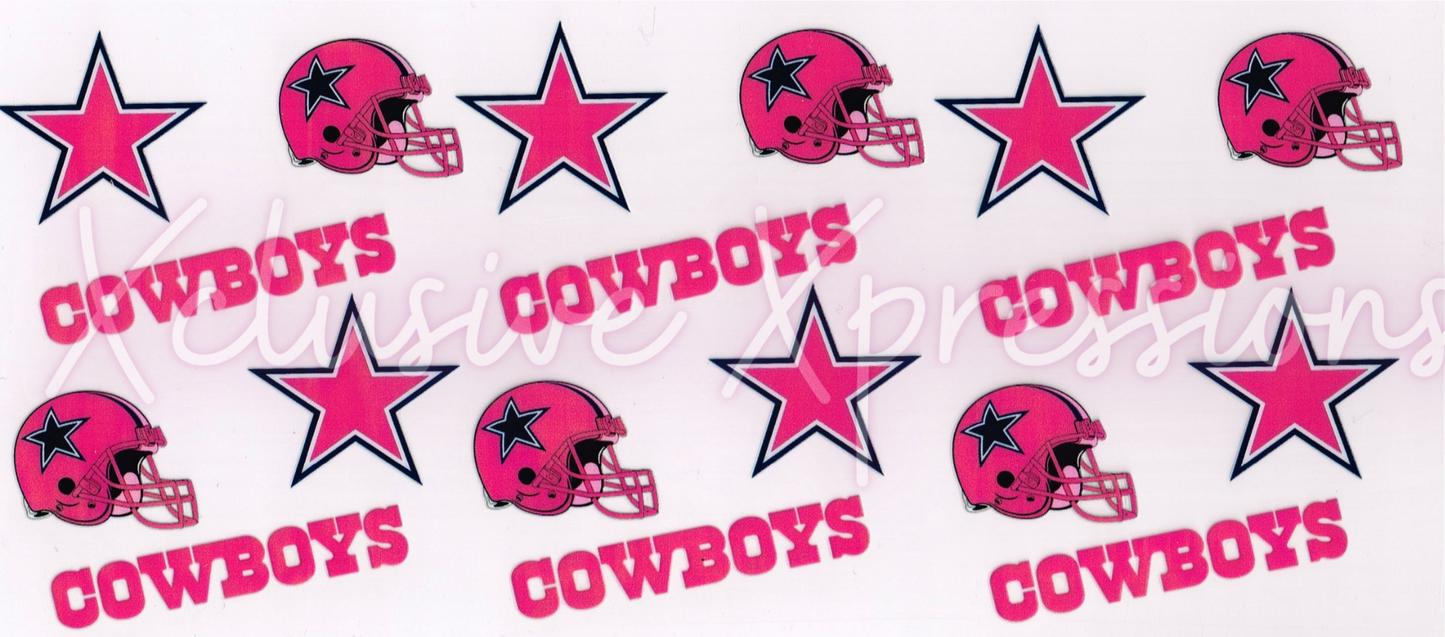 #9 Cowboys Football, 16 oz UVDTF
