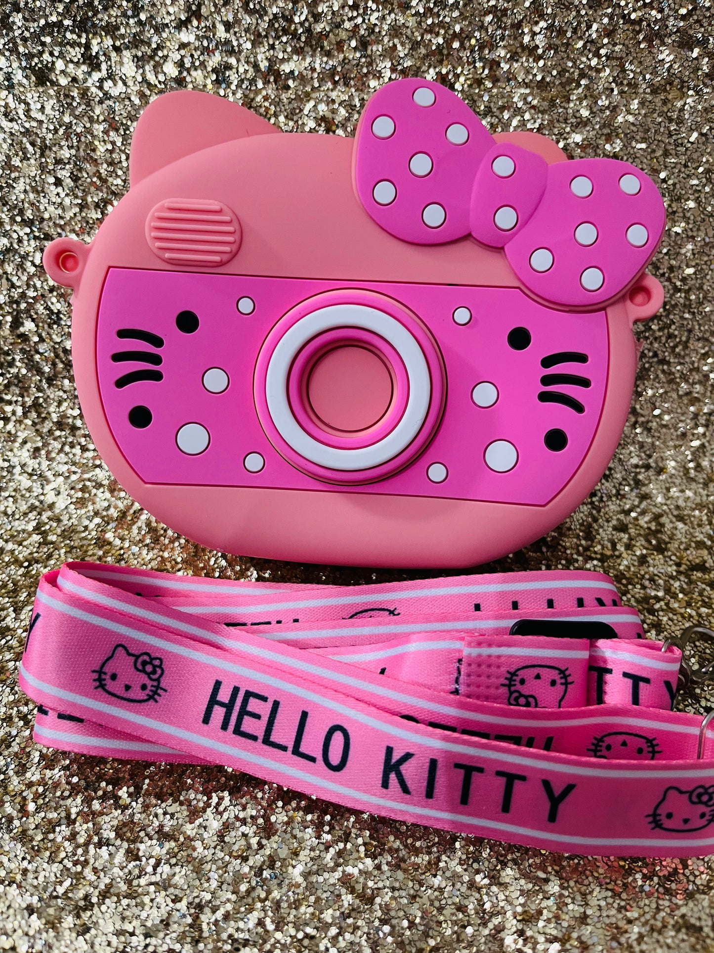 HK Soft Silicone Coin Purse with Adjustable Shoulder Straps