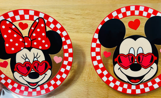 #51 Mouse Checkered, 16 oz Clear Back UVDTF