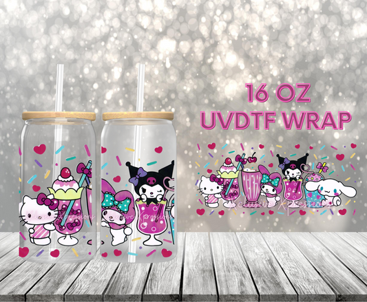 #444 HK Sundae, 16 oz UVDTF