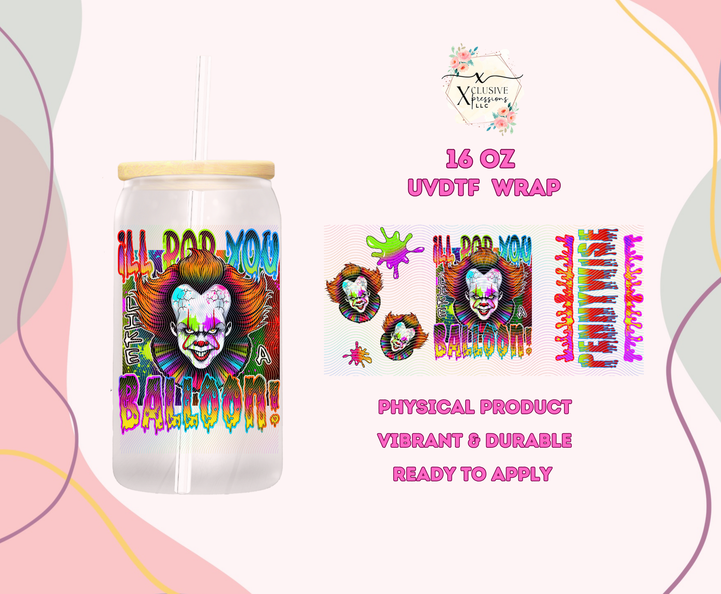 #1116 Horror Splatter Clown Collection, P2O