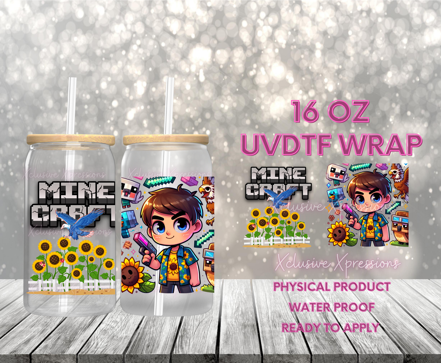 #547 Minecrafters, 16 oz UVDTF P2O