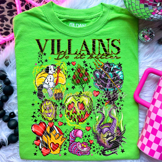 Villians Apple Apparel, Design a Tee (Sublimation)