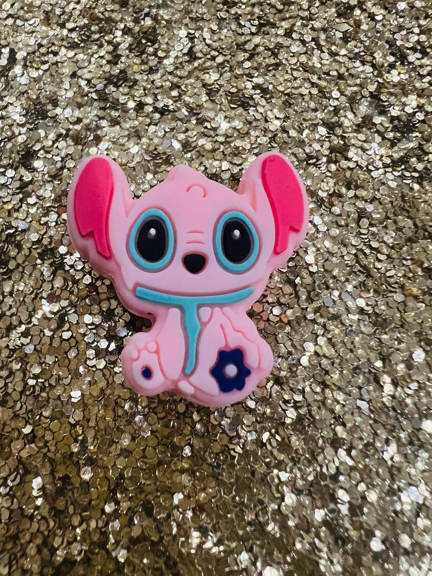 Pink Alien Stich Sleeping Focal