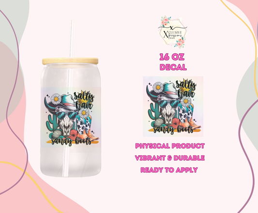 #1111 Western Summer, 16 oz P2O POD Decal