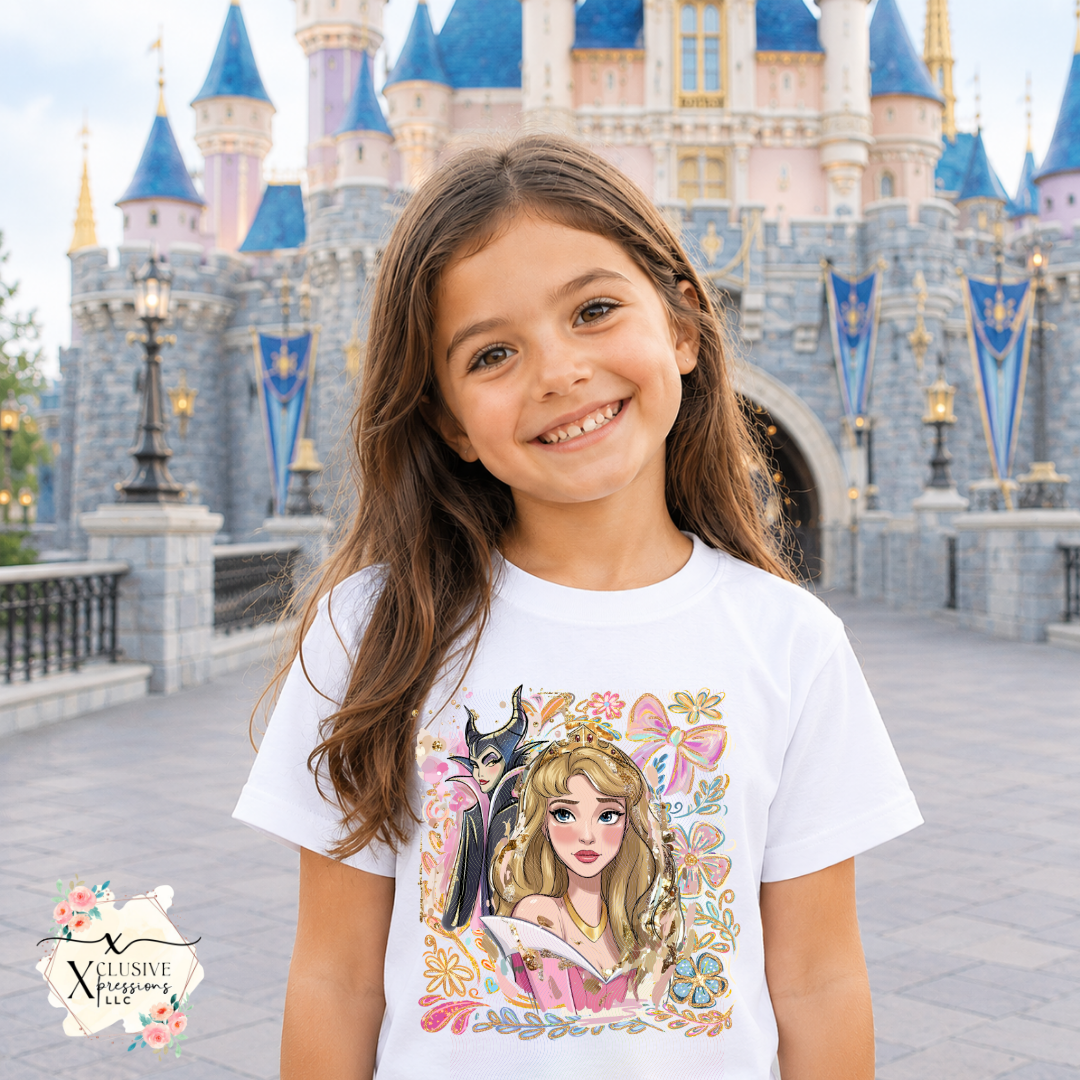 Floral Princess Coquette, Kids DTF P20
